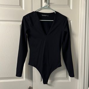 A&F long sleeve bodysuit